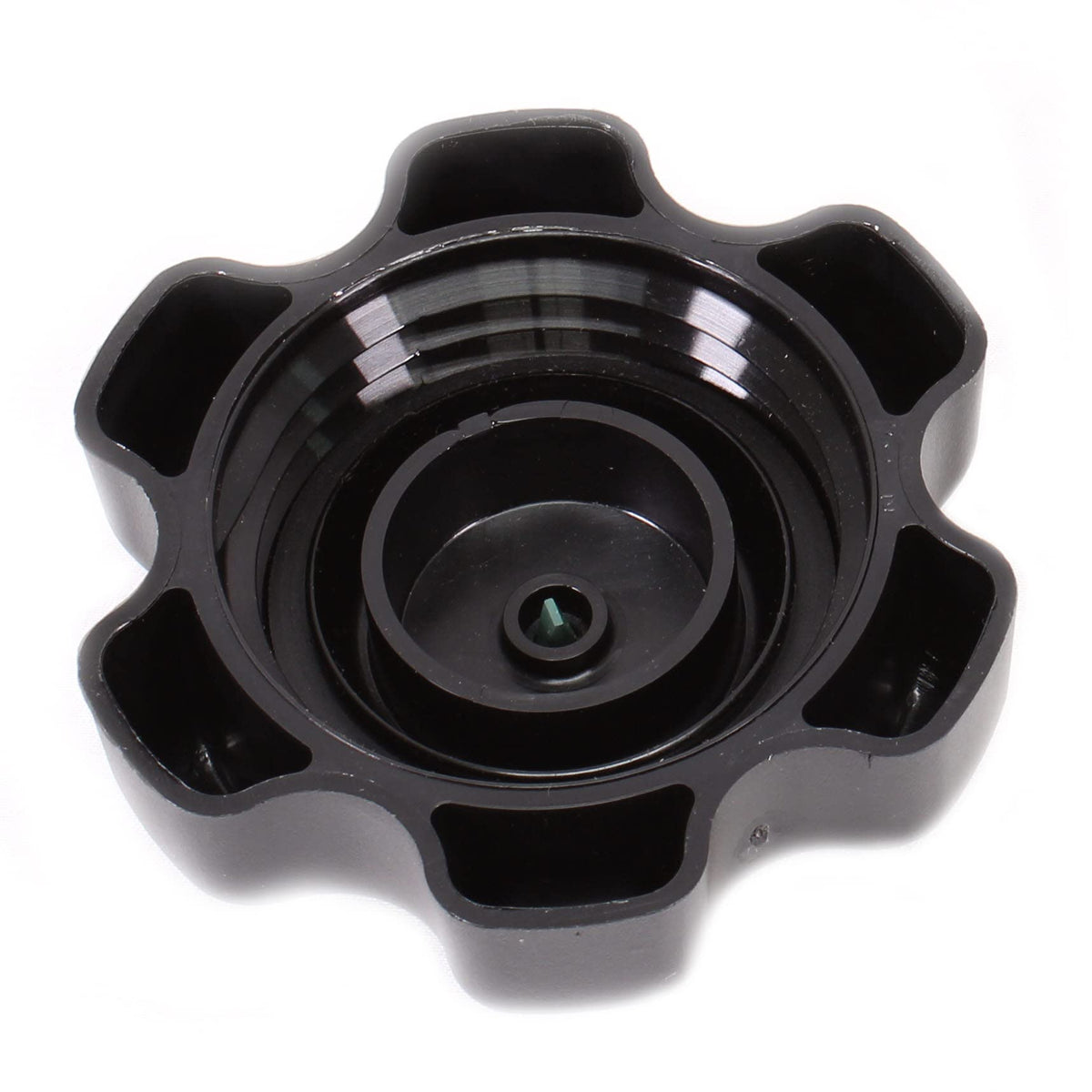 Durable Ski-Doo OEM Oil Tank Cap in black, high-quality factory original part