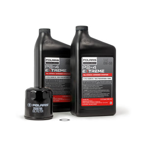 Polaris OEM Oil Change Kit 2890055 | Fits RANGER, Sportsman, Scrambler, ACE 500 | 2 Qt PS-4 EXTREME 0W-50 Synthetic