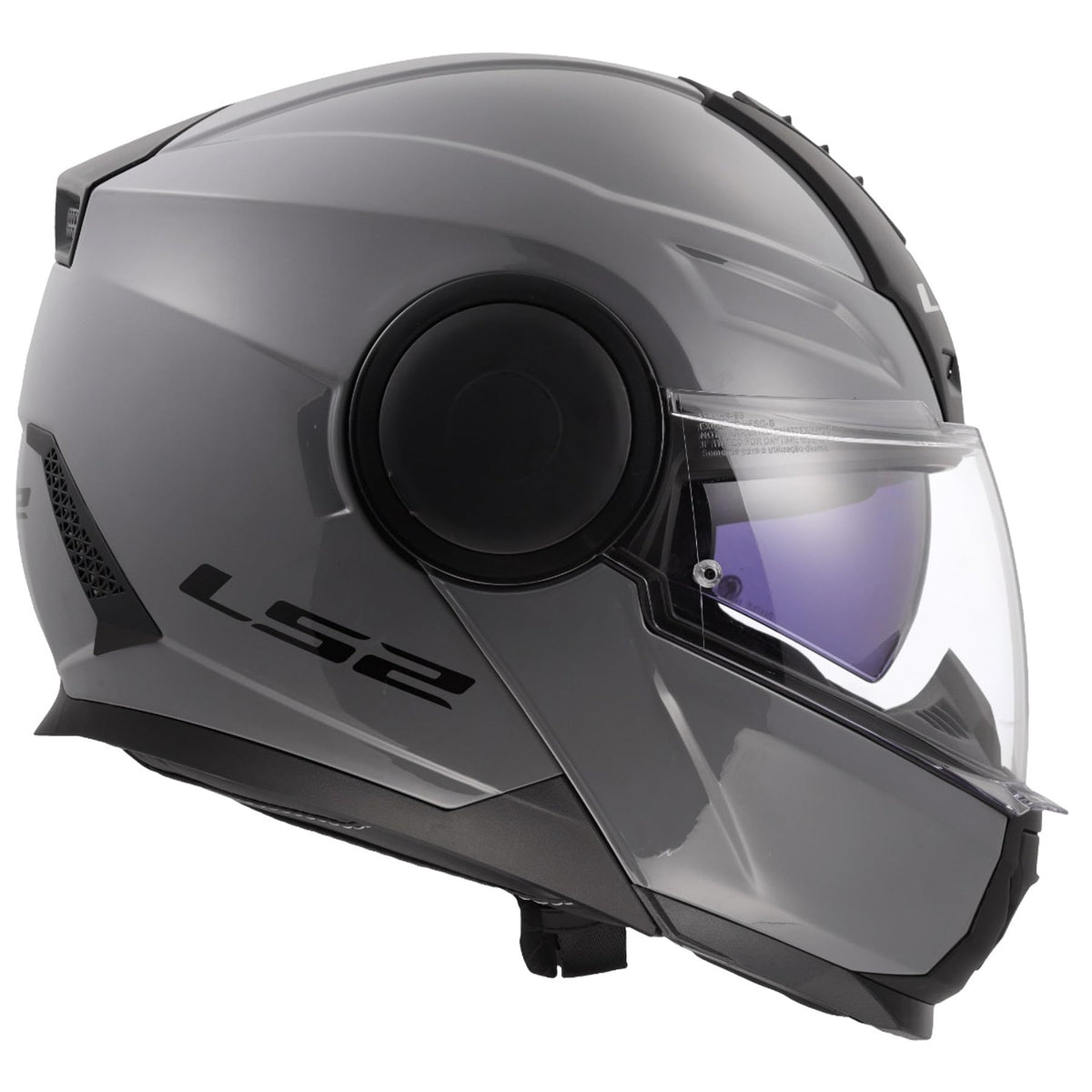 Gloss Nardo gray LS2 Horizon II DOT ECE 22.06 modular motorcycle helmet