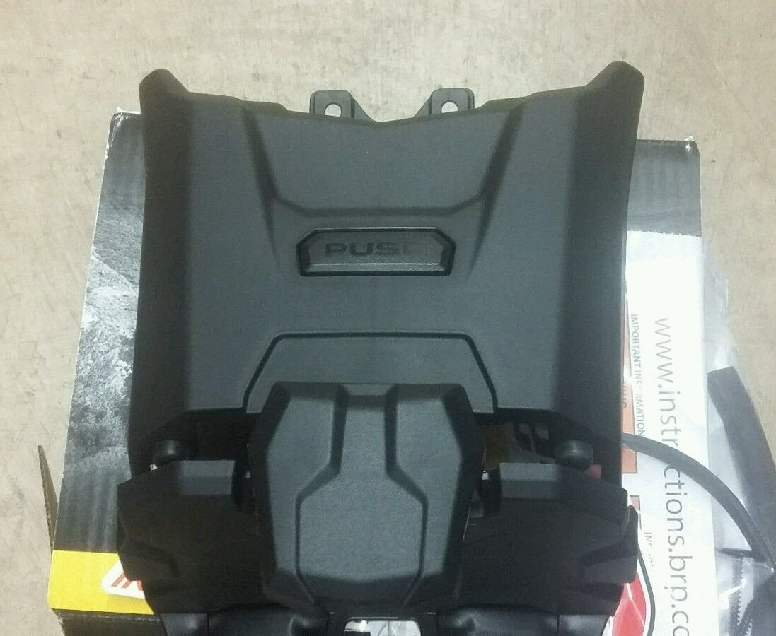 Secure electronic device mount for Can-Am Renegade