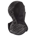 Snowmobile face mask featuring laser-cut eyeport and breathable ventilation zones.