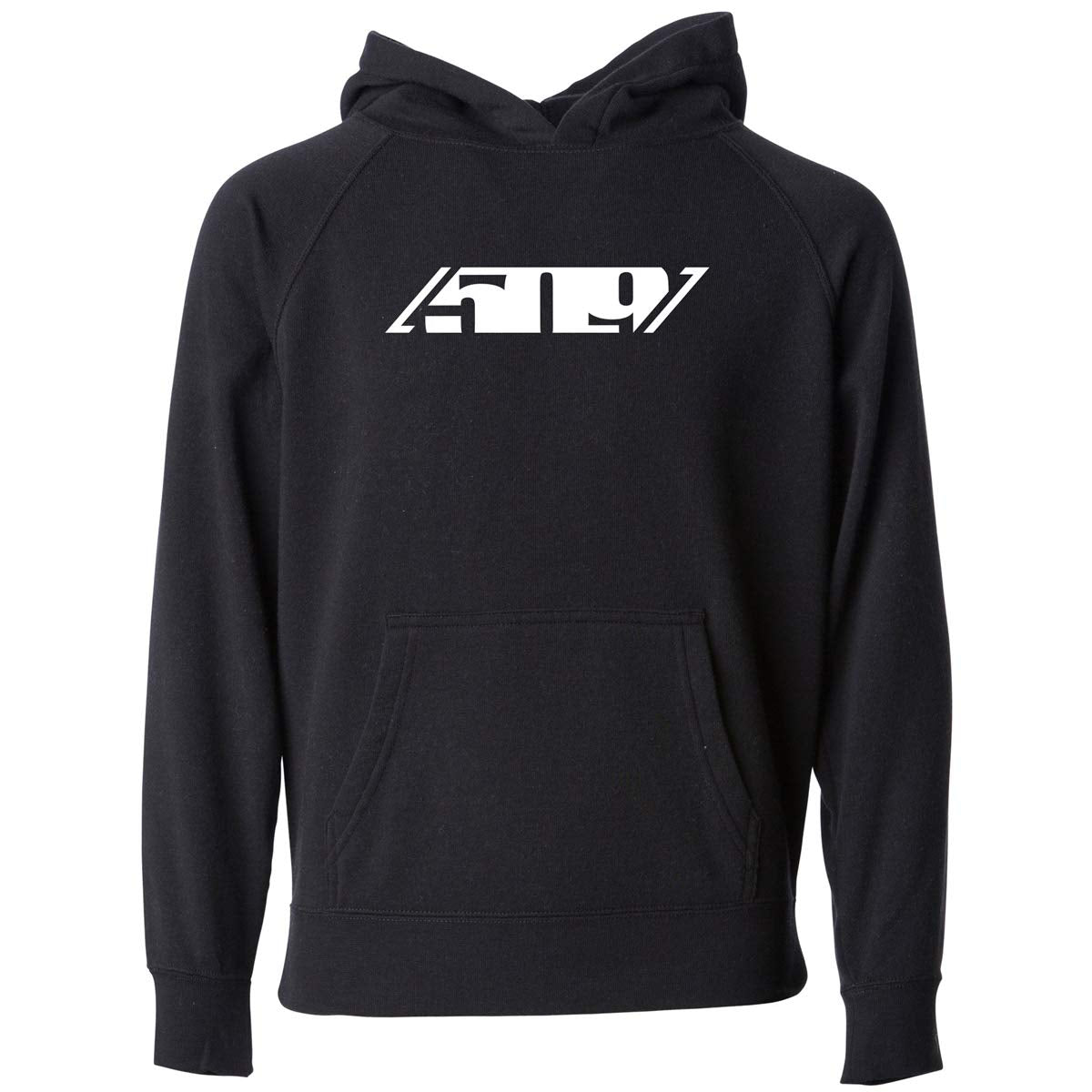 509 Youth Legacy Pullover Hoodie in Gray displayed front-facing.