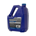 Front view of Polaris OEM Blue 2-Cycle Snowmobile Oil container, part number 2882202.