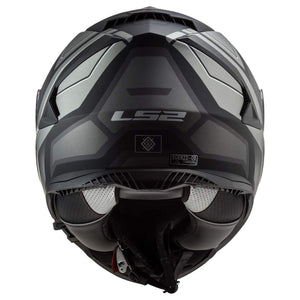 LS2 Helmets Assault Full Face Motorcycle Helmet – Petra Matte Black/Graphite/Gray