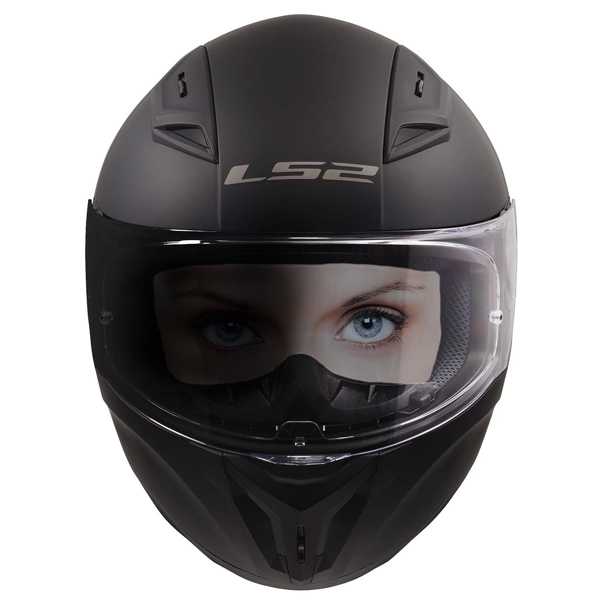 LS2 Centric Shift full face street motorcycle helmet matte black