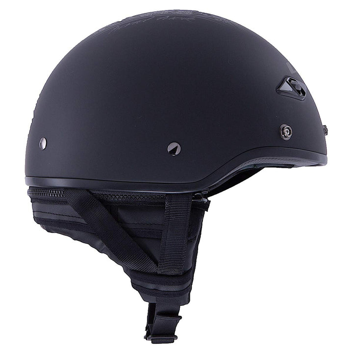 LS2 Bagger Motorcycle Half Helmet Hard Luck design