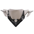 Injection-molded Ski-Doo medium windshield, compatible with windshield mirrors