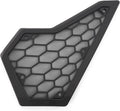 Angular black CVT filter with a honeycomb-style support frame, gray filter media, and multiple mounting holes.