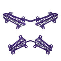 Polaris snowmobile color-matched Purple grill inserts