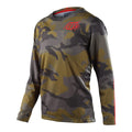 TLD Youth Flowline Long Sleeve Mountain Bike Jersey – Blue Sign Certified