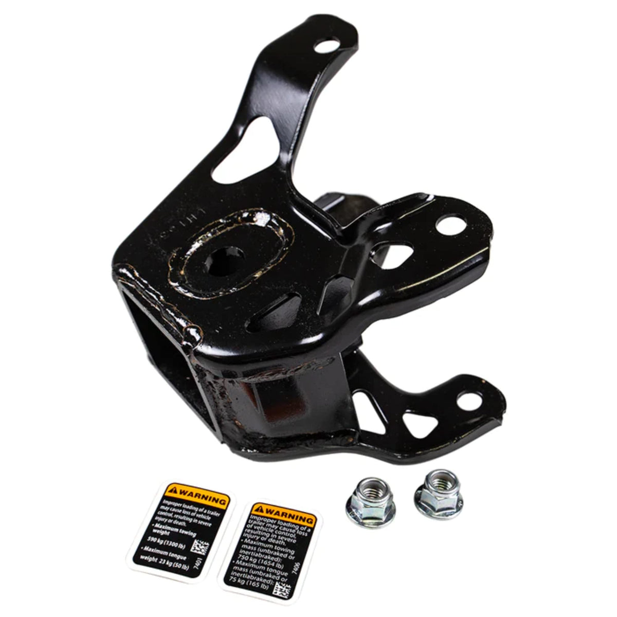 OEM Can-Am ATV rear hitch with E-coat corrosion protection