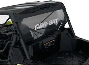 Can-Am New OEM Rear Wind Screen Maverick Trail Black, 715003664