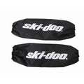 Ski-Doo OEM front shock protector sleeves black and white pair 861775600 860201128.