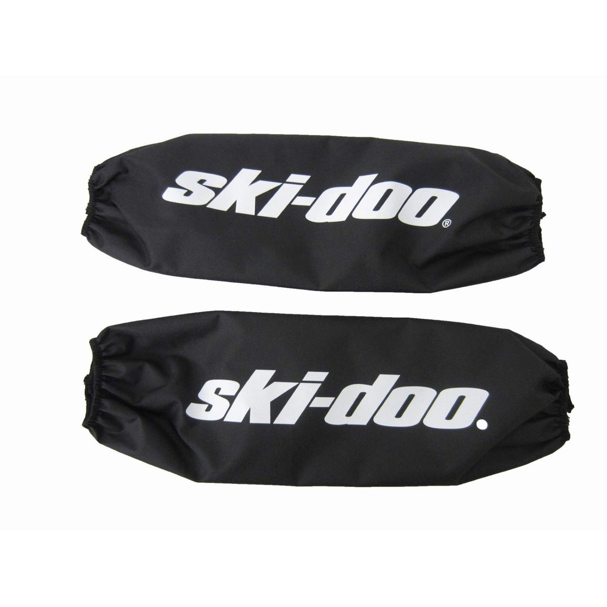 Ski-Doo OEM front shock protector sleeves black and white pair 861775600 860201128.