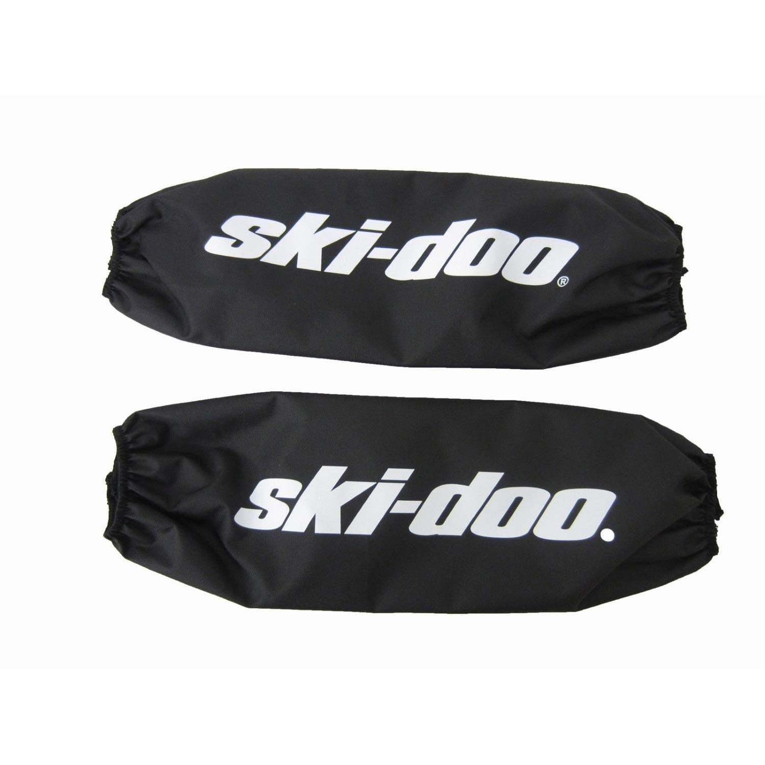 Ski-Doo OEM front shock protector sleeves black and white pair 861775600 860201128.
