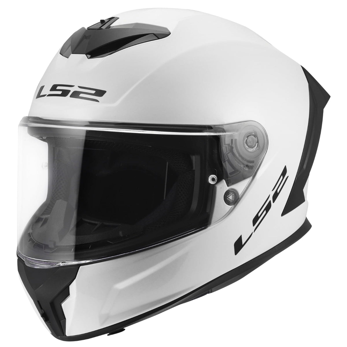 LS2 Rapid III Full Face Motorcycle Helmet – Gloss White DOT/ECE 22.06