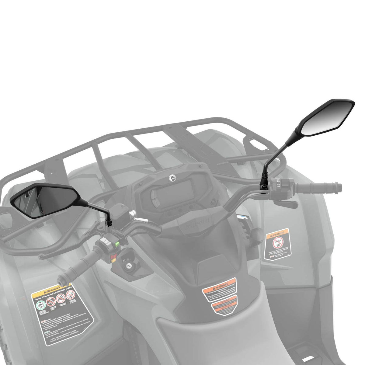 Can-Am G2 / G2L / G2S Adjustable Handlebar Convex Mirrors – 715005366
