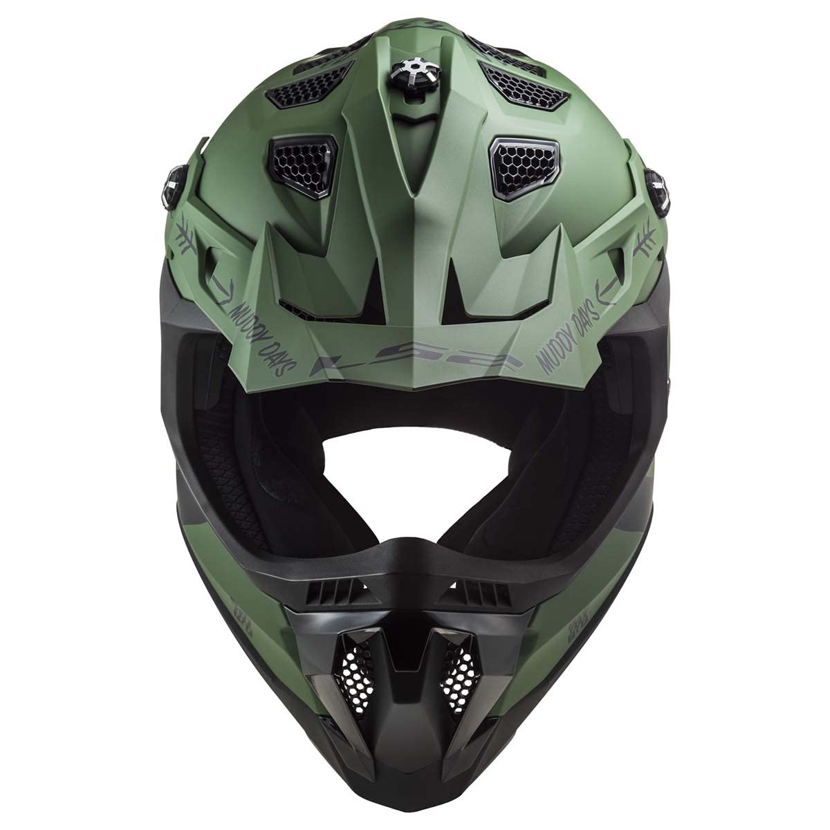 **OPEN BOX** LS2 Helmets MX-Off Road Subverter Evo Helmet, Matte Military Green-Medium