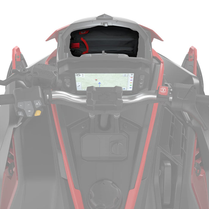 Polaris Matryx Snowmobile Waterproof Dash Zip Bag Black OEM 2889776