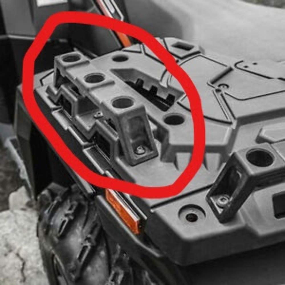 Polaris ATV Ultimate Series Movable Tie-Down Points – OEM Rack Accessory