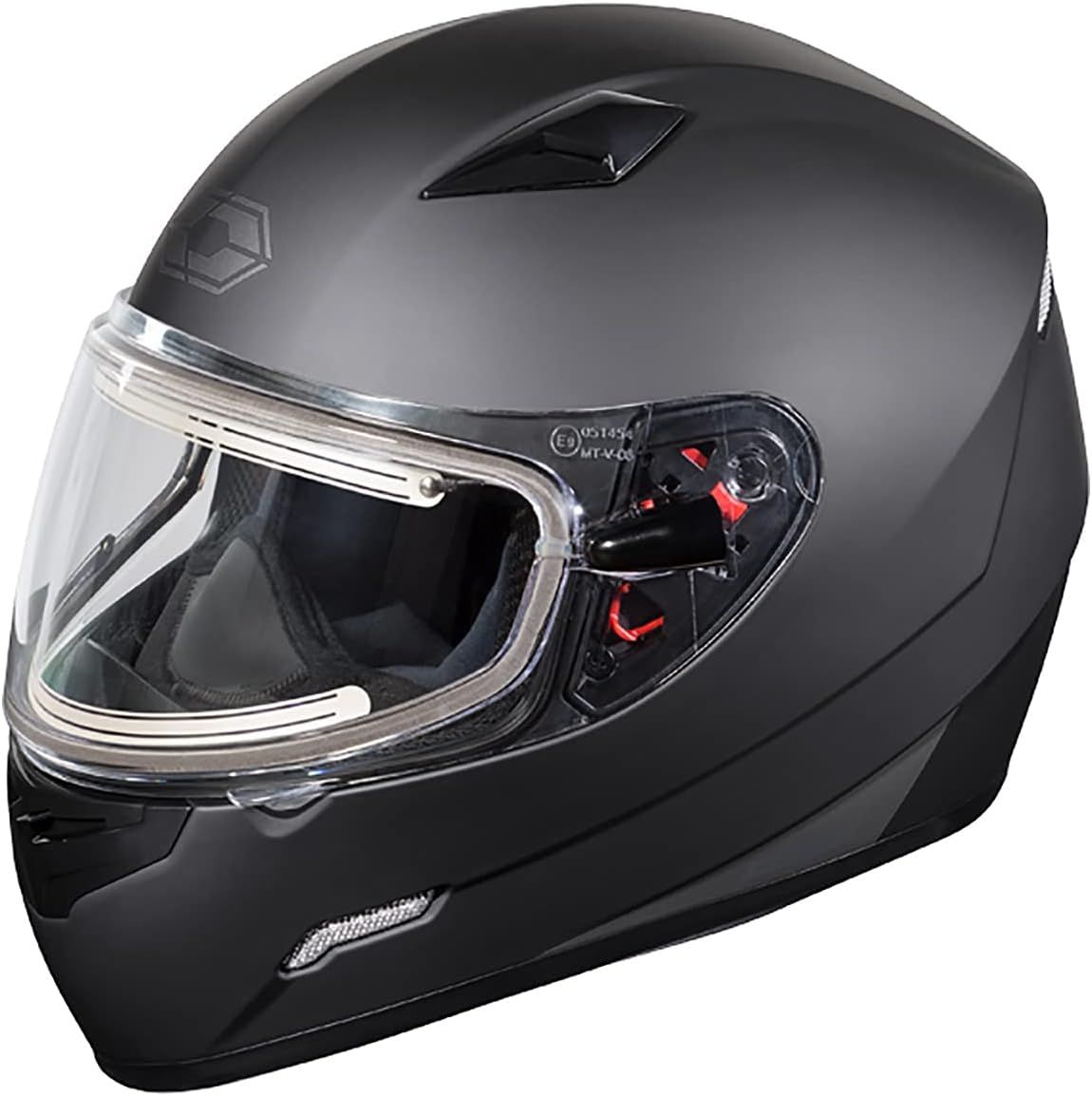 **OPEN BOX** CastleX Mugello Snowmobile Helmet - Electric, Matte Black, X-Small