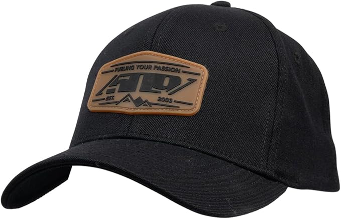 Curved Brim CVT Hat LG - XL Black Gum