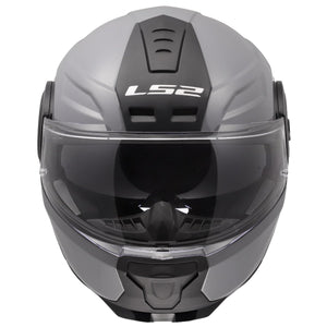 LS2 Horizon II Modular Motorcycle Helmet with SunShield – Gloss Nardo Gray