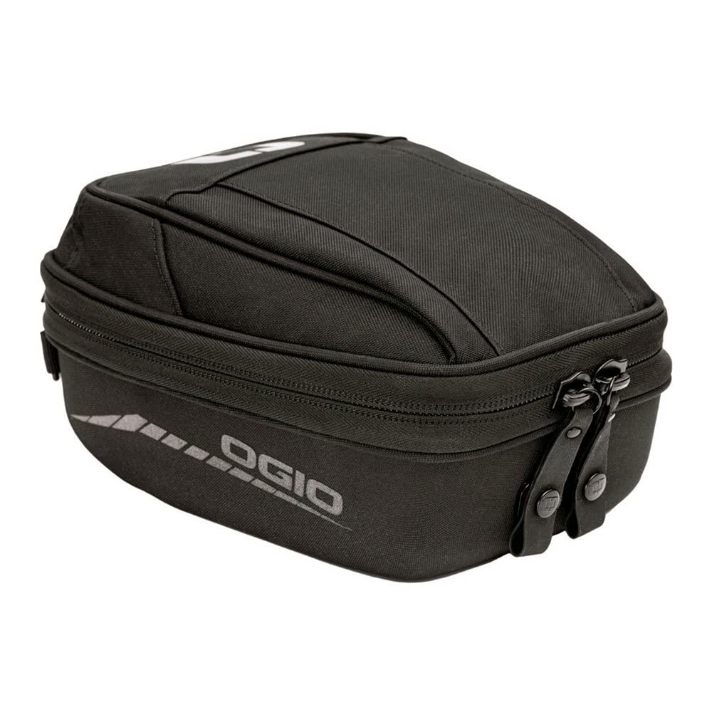 Motorcycle tank bag with molded PU bottom and 4L capacity