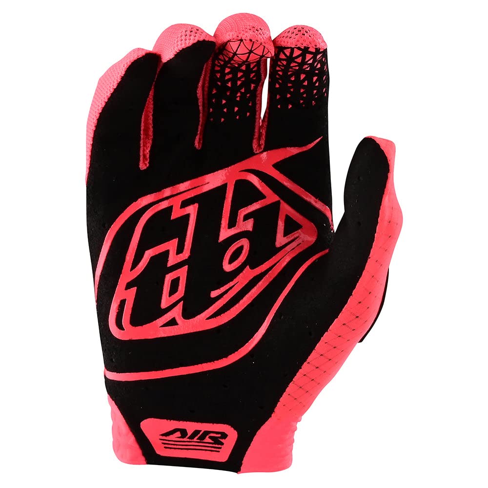 Lightweight micro-mesh glove with single-layer palm and mapped perforations for superior handlebar feel.