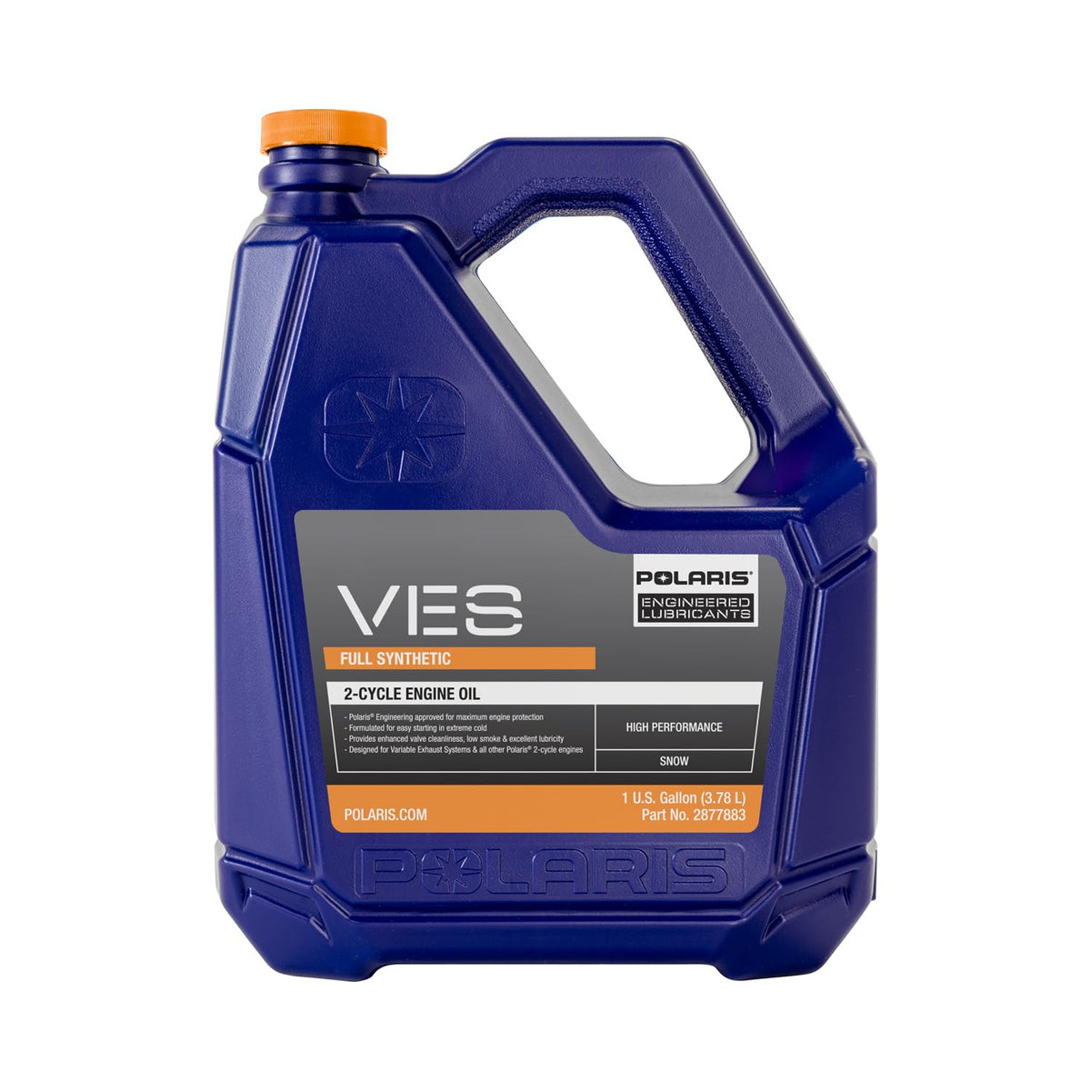 Polaris OEM VES full synthetic 2-cycle oil 2877883 for 2-stroke snowmobiles