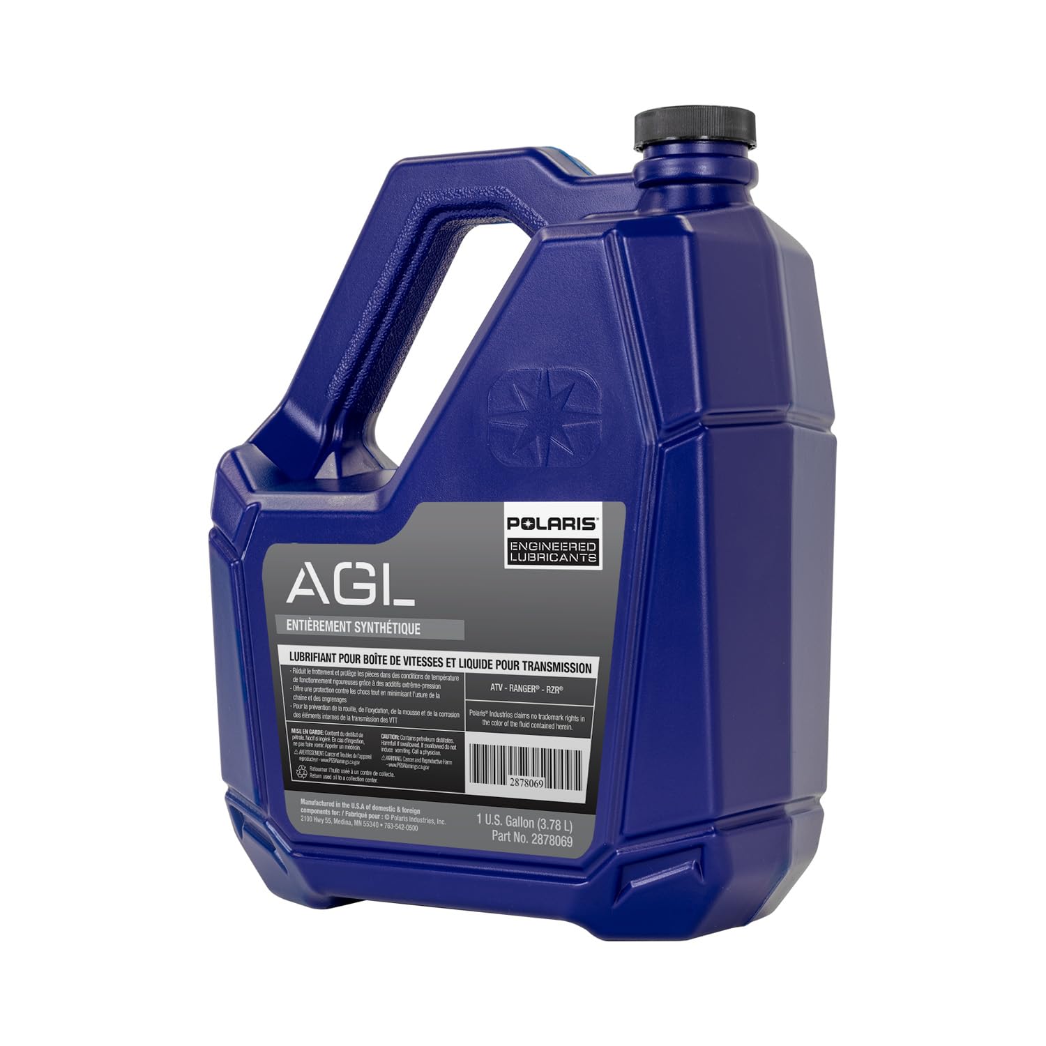 Polaris ATV/UTV AGL Transmission Fluid, 1-gallon full synthetic