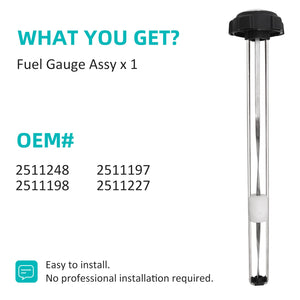 Fuel Gauge Gas Cap for Polaris Snowmobiles – OEM# 2511248 2511198 2511197 2511227