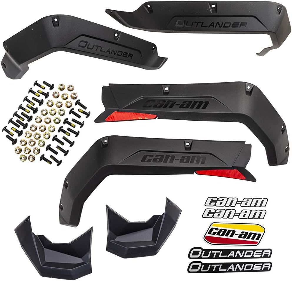 Can-Am New OEM Outlander L, Max Extended Fender Flare Mud Guard Kit 715001909