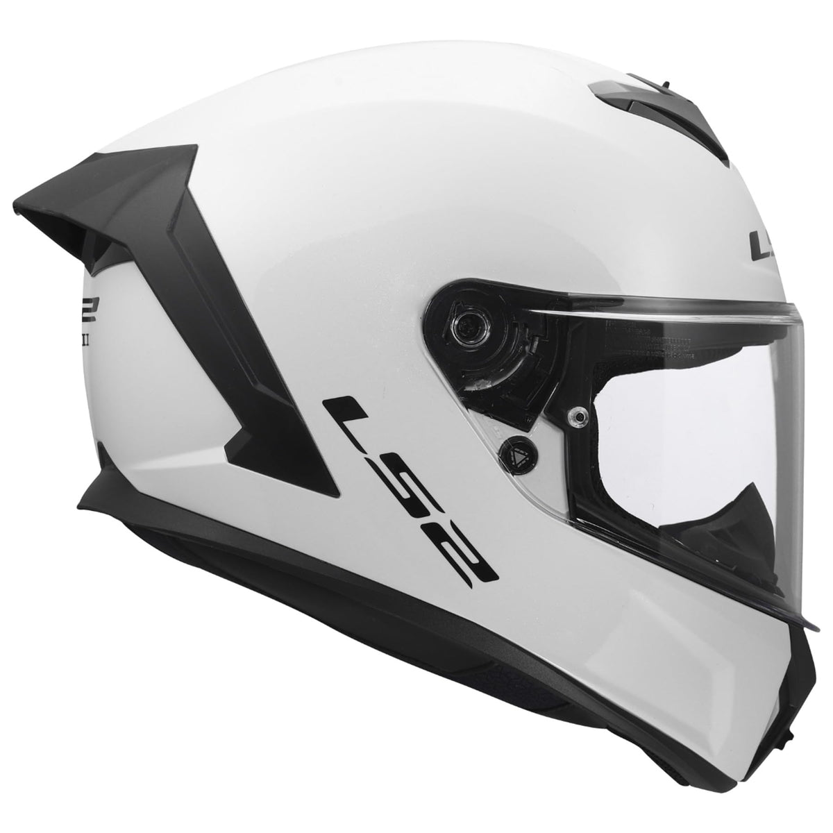 LS2 Rapid III Full Face Motorcycle Helmet – Gloss White DOT/ECE 22.06