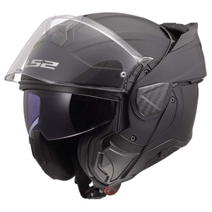 LS2 Helmets Strobe II Modular Motorcycle Helmet W/SunShield (Gloss White - 2X-Large)