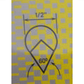 60 degree carbide ski runners for enhanced control and ice grip