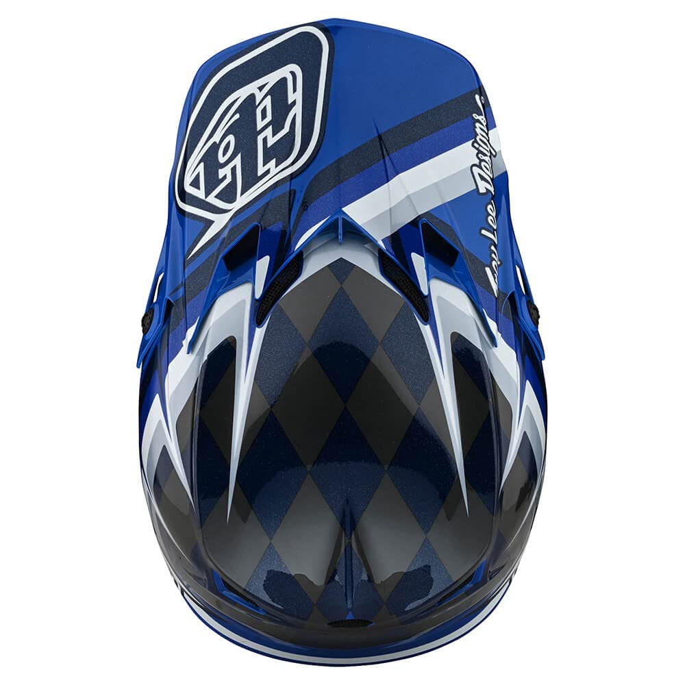 Troy Lee Designs SE4 Polyacrylite Warped Adult Motocross Helmet W/MIPS