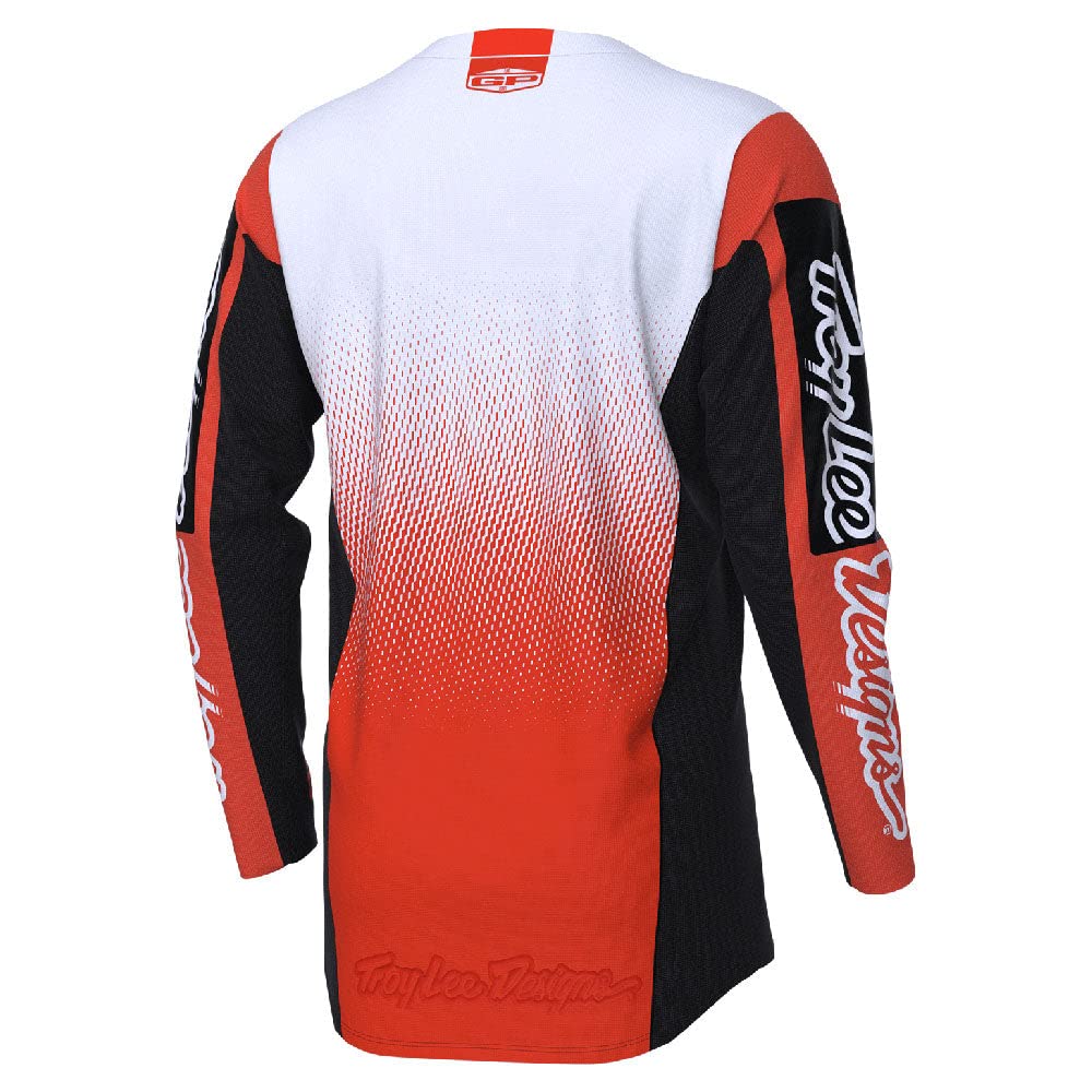 Troy Lee Designs GP Jersey ICON Black Orange motocross gear