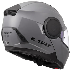 LS2 Horizon II Modular Motorcycle Helmet with SunShield – Gloss Nardo Gray