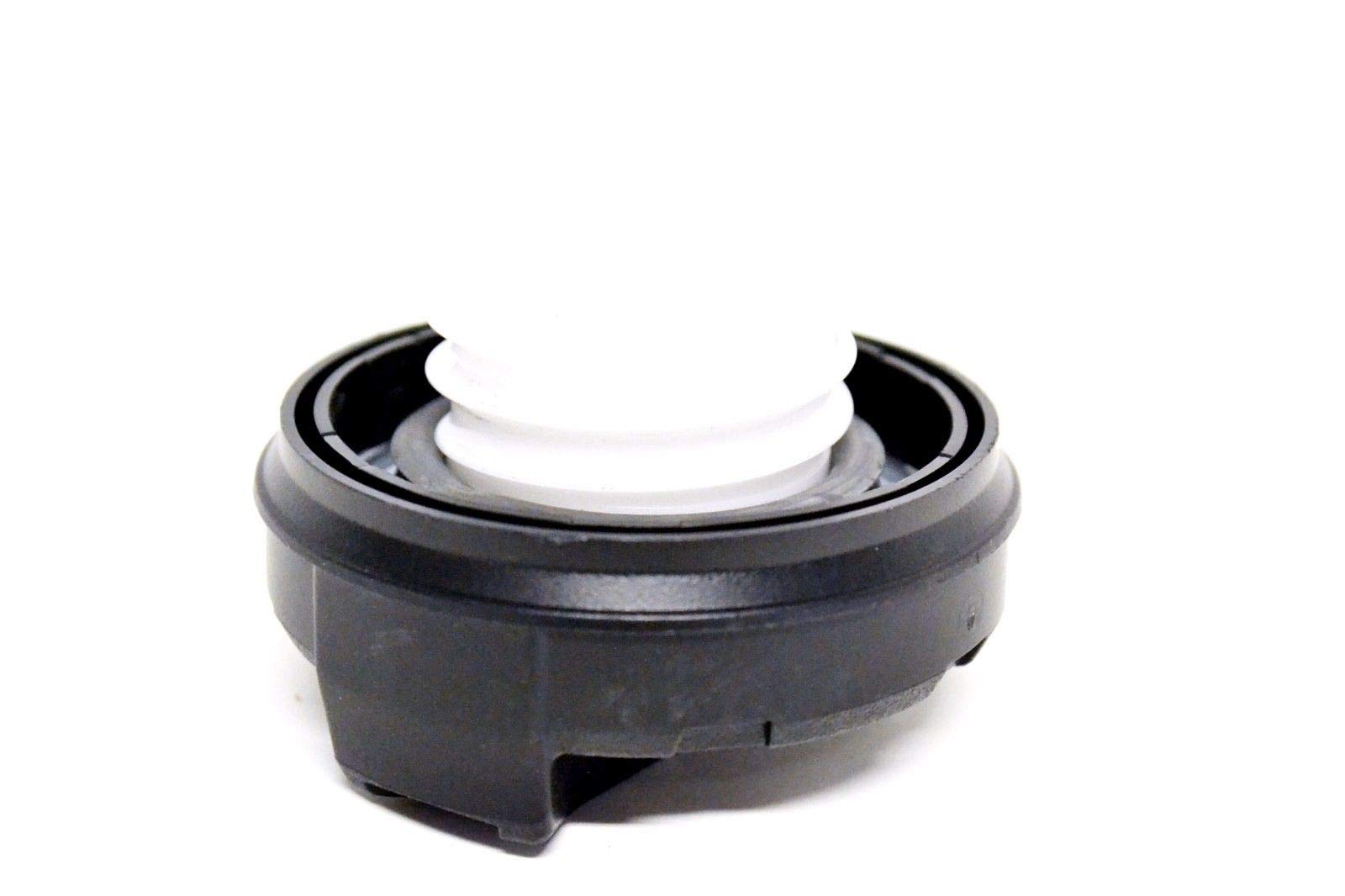 Close-up of the BRP gas tank cap in black.