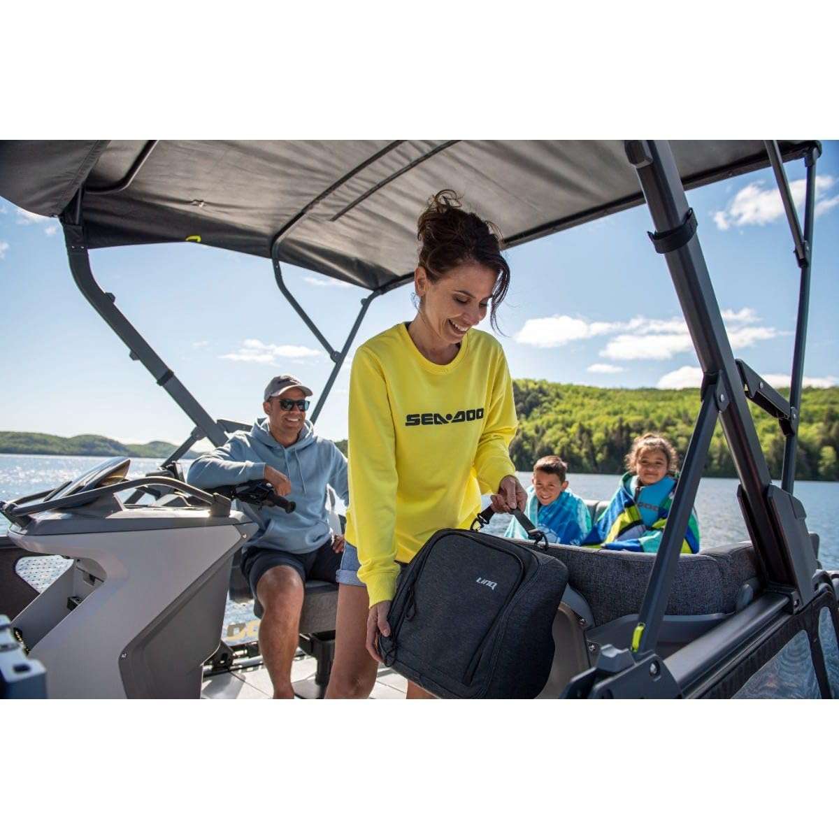 Splash-proof OEM console bag for Sea-Doo Switch, Switch Cruise, and Switch Sport