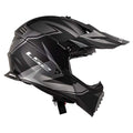 DOT-approved LS2 Gate helmet with KPA shell and full ventilation system
