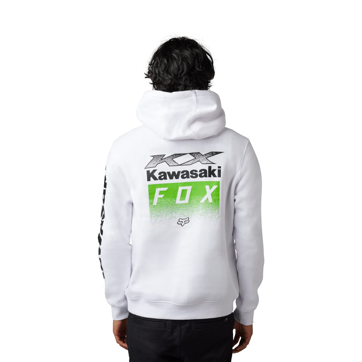 Fox Racing Men&#39;s Standard Fox X Kawi Pullover Fleece Hoodie