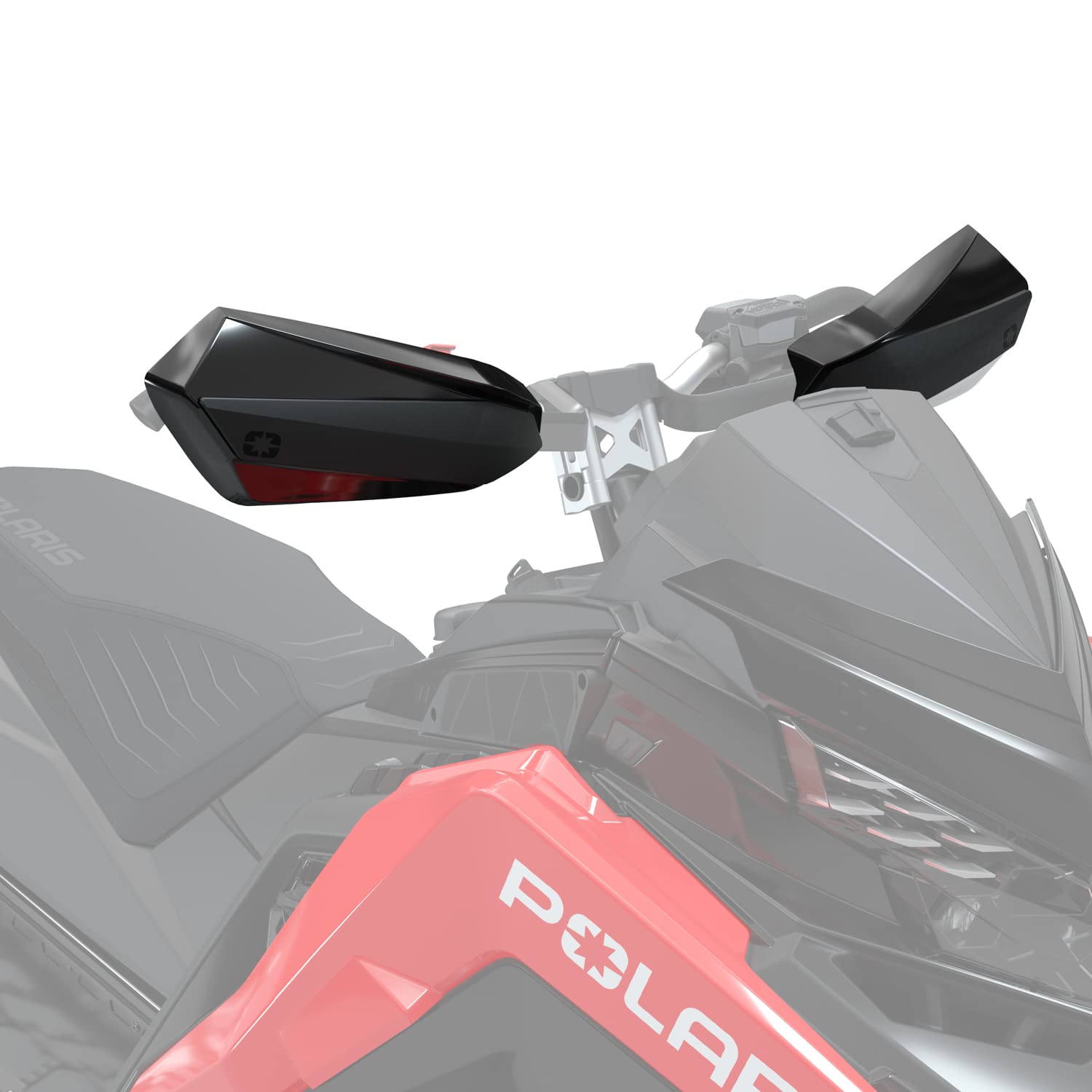 Polaris MATRYX Defend Handguards Gloss Black OEM 2884616-266