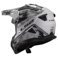 LS2 Gate II carbine gray black motocross helmet
