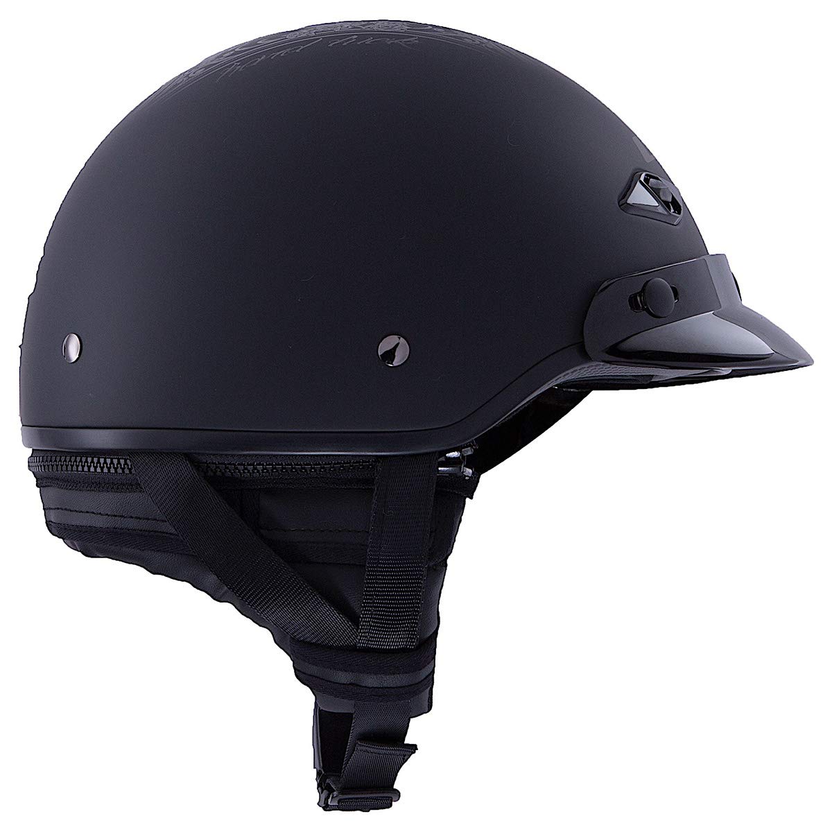 LS2 Bagger Motorcycle Half Helmet