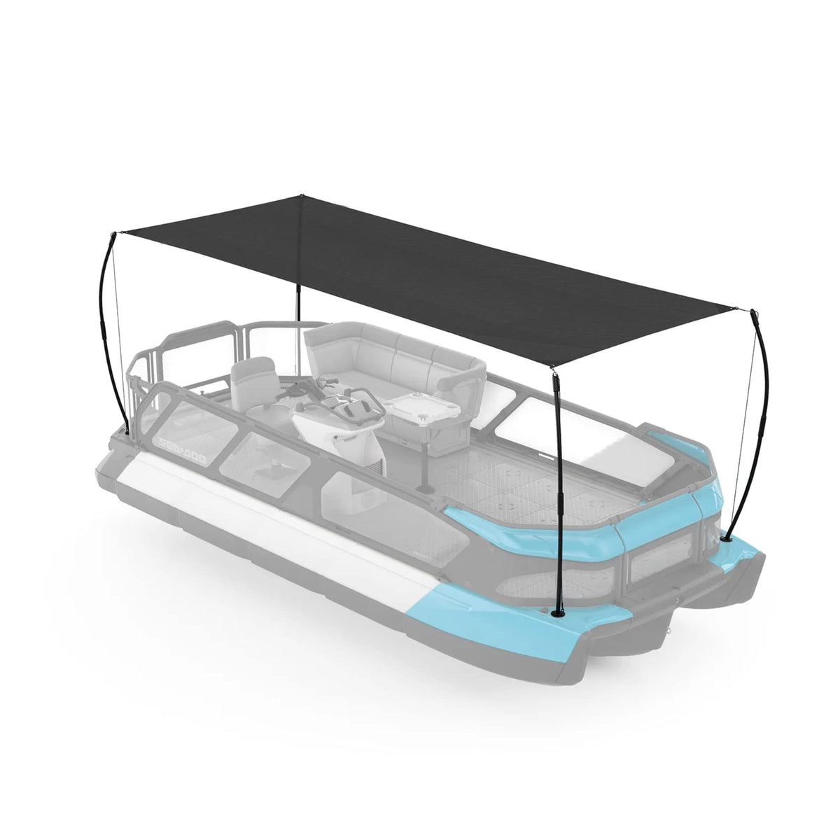 Sea-Doo Switch 19' Sunshade Kit – OEM black accessory