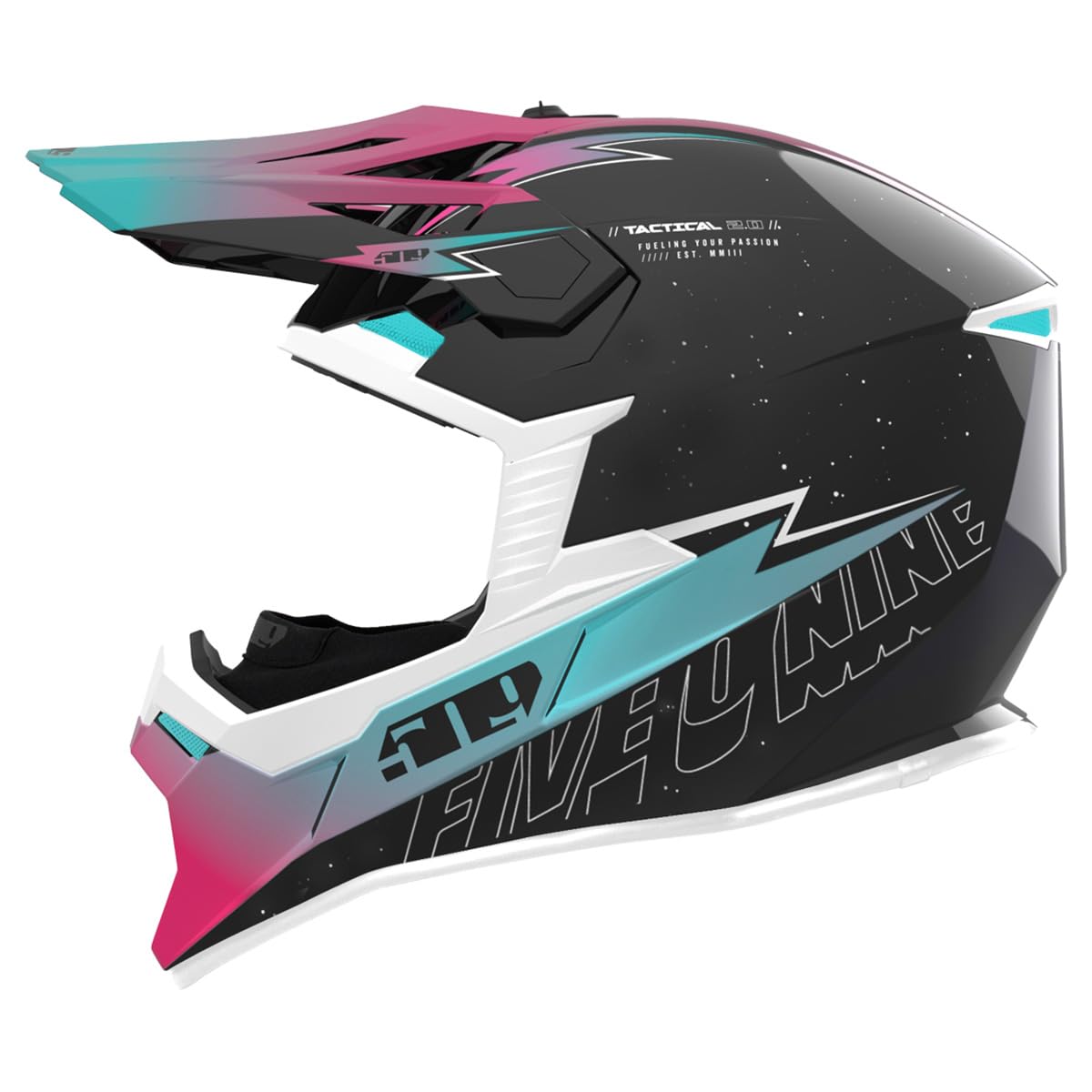 509 Tactical 3.0 Mountain Snowmobile Helmet (Gloss Galaxy - 2X-Large)