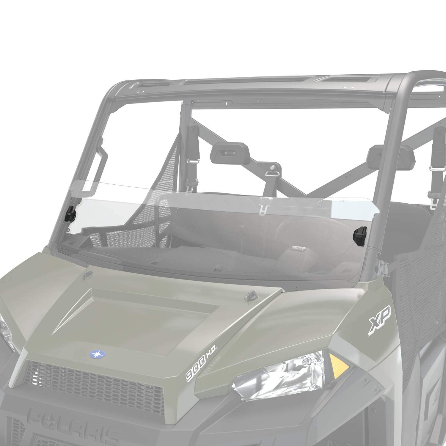 Polaris Clear Half Windshield 2883301 for Off-Road Vehicles