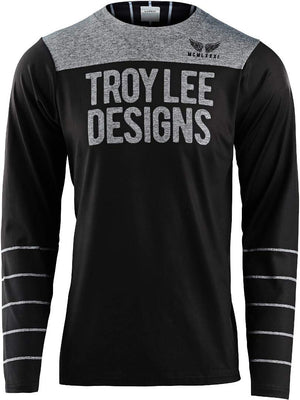 Troy Lee Designs Skyline LS Chill MTB Jersey – Pinstripe Black/Gray